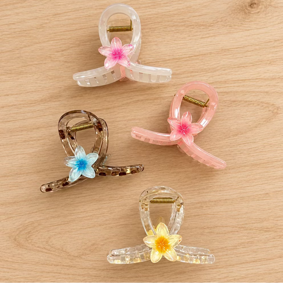 Big Flower Hair Claw Clip