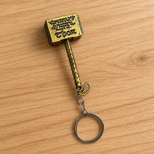 Thor Hammer Keychain