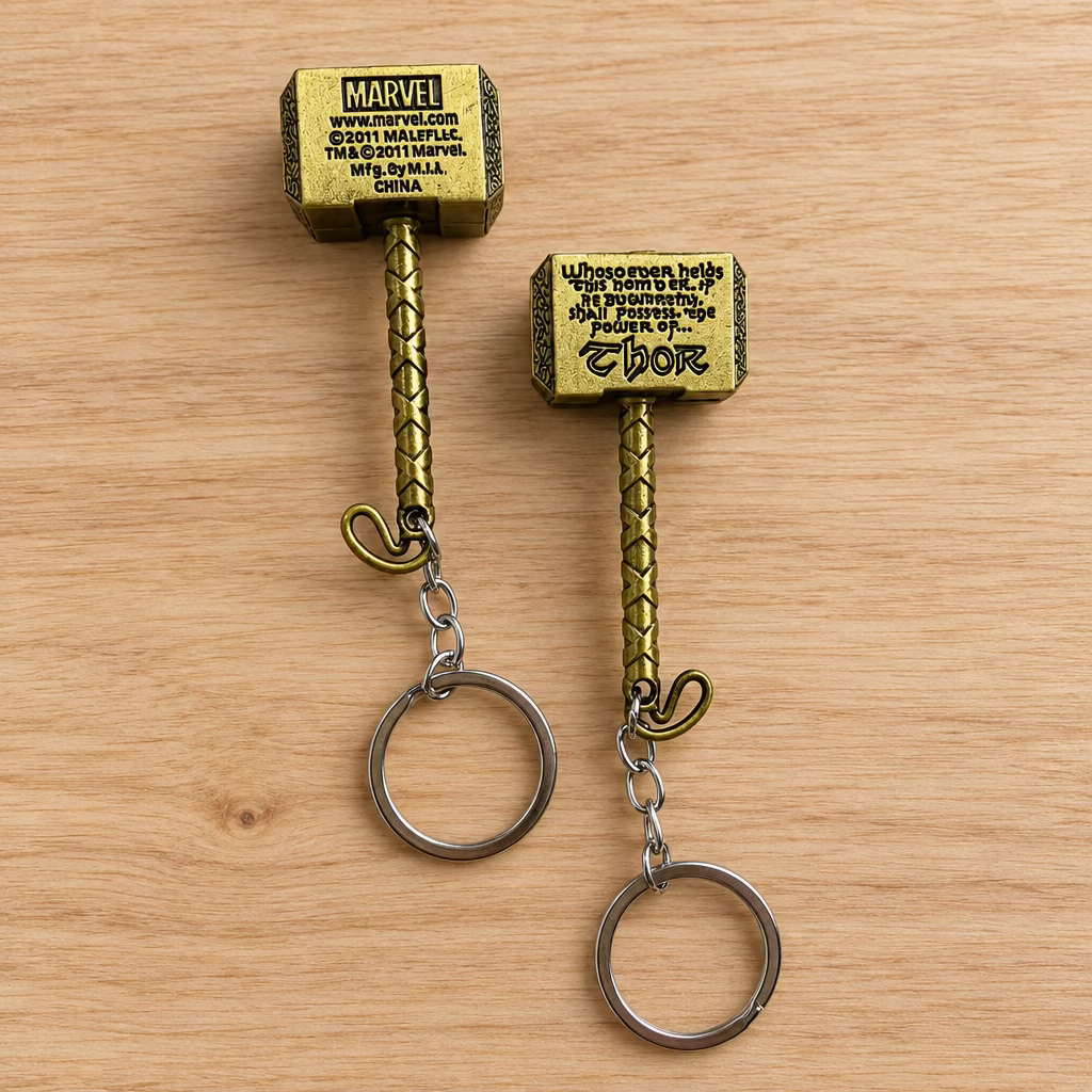 Thor Hammer Keychain