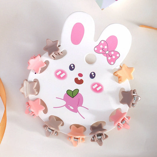 Mini Star Hairclips Card