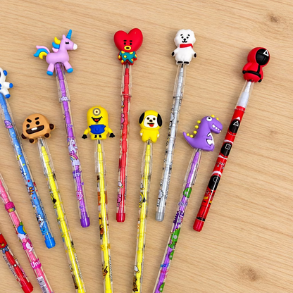 Character Theme Pencils for Kids