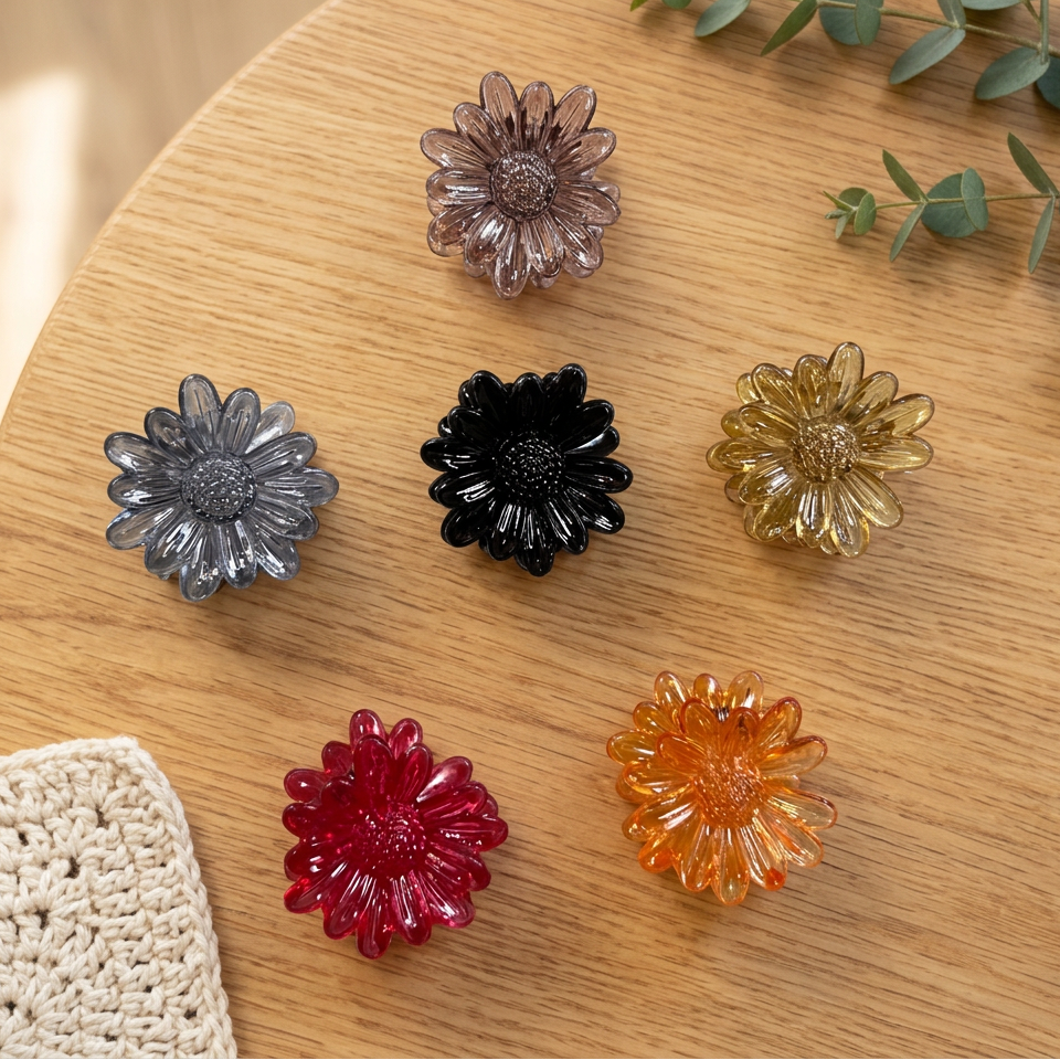 Sunflower Hair Clips