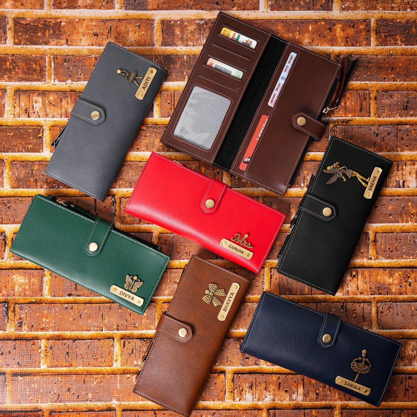 2 Fold Artistic Photo Printed Ladies Wallet