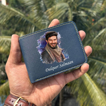 Personalized Artistic Photo Printed Men's Wallet