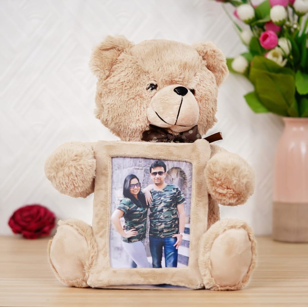 Customised Photo Frame Teddy