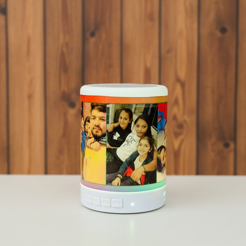 Personalized Multifunctional Bluetooth Speaker & LED Lamp