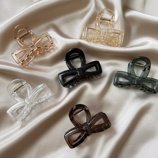 Bow Hair Claw Clips