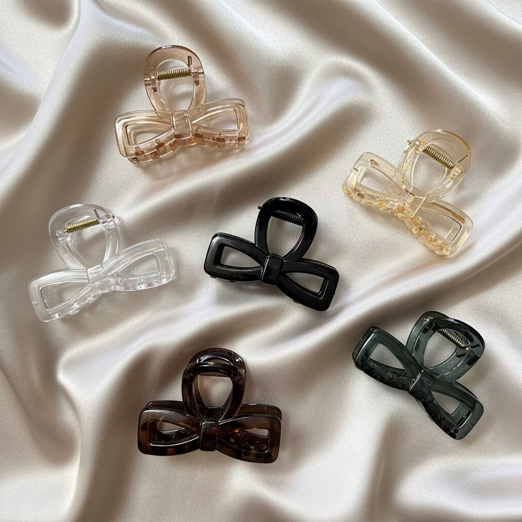Bow Hair Claw Clips