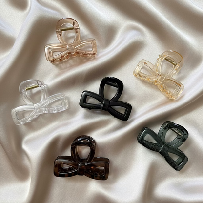 Bow Hair Claw Clips