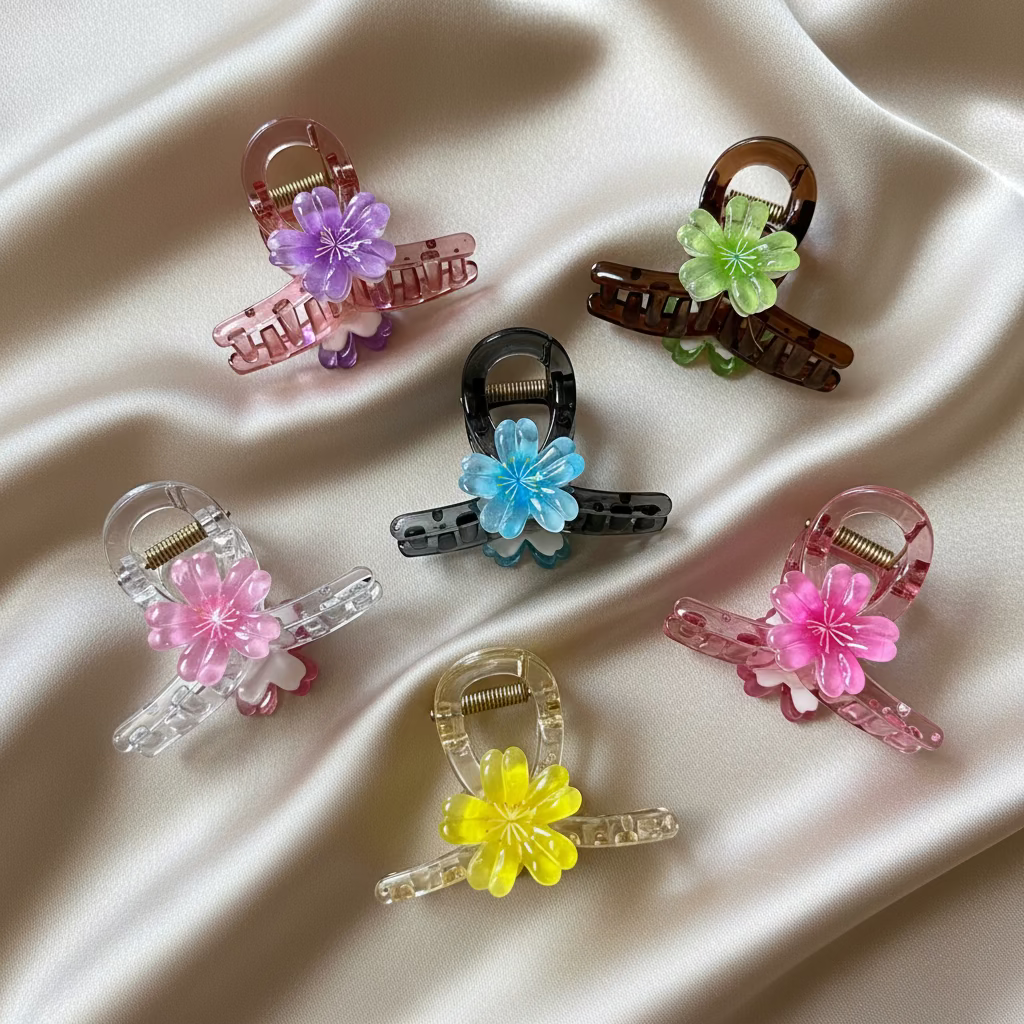 Elegant Floral Hair Claw