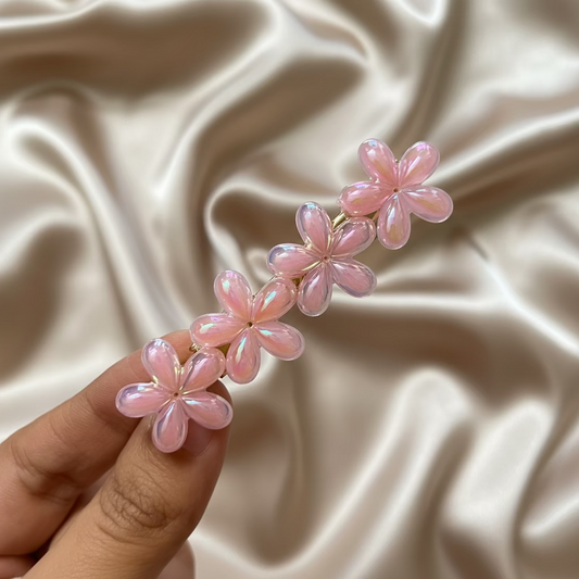 Cute Pinteresty Pink Flower Hair Pin