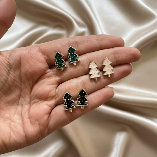 Christmas Tree Stud Earrings