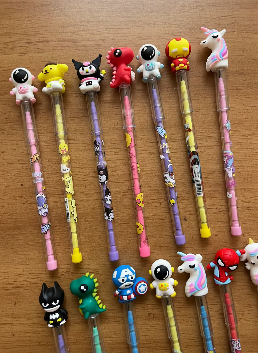Character Theme Pencils for Kids