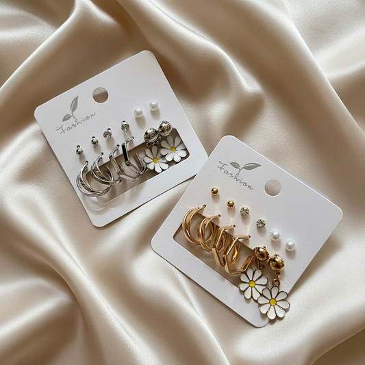 Trendy Mini Earrings Combo