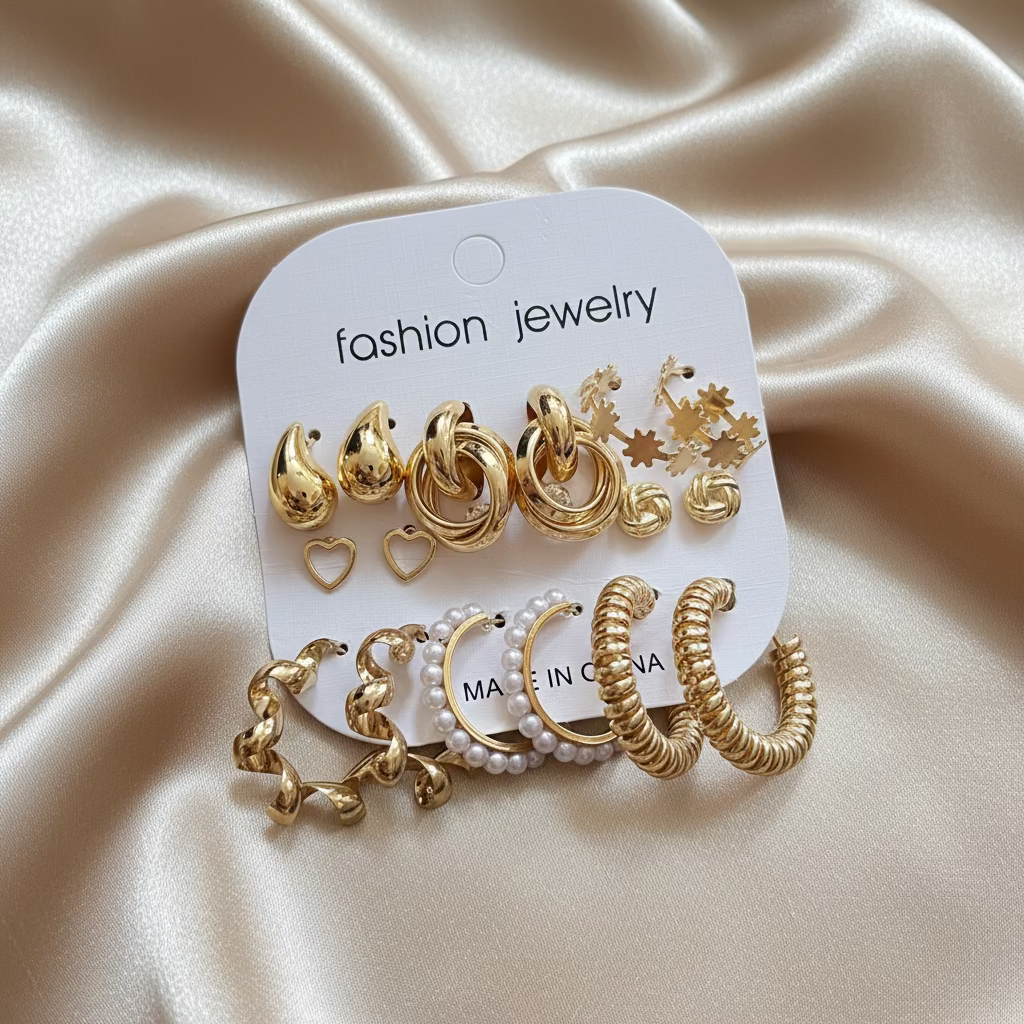 Fancy Earrings Combo Set – Party & Casual Wear Jewellery