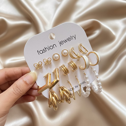 Modern Earrings Combo – Trendy Statement Jewellery