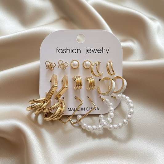 Modern Earrings Combo – Trendy Statement Jewellery