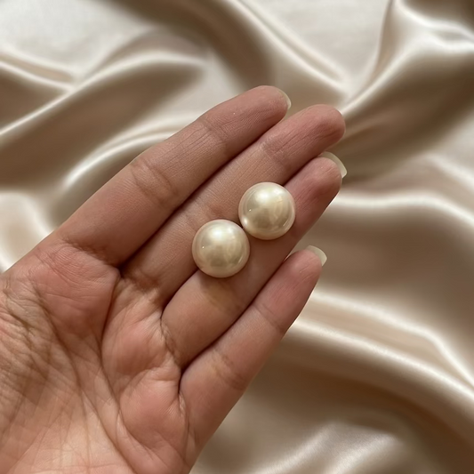 Big Size Pearl Earrings