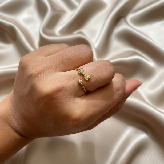 Adjustable Bow Ring – Anti-Tarnish