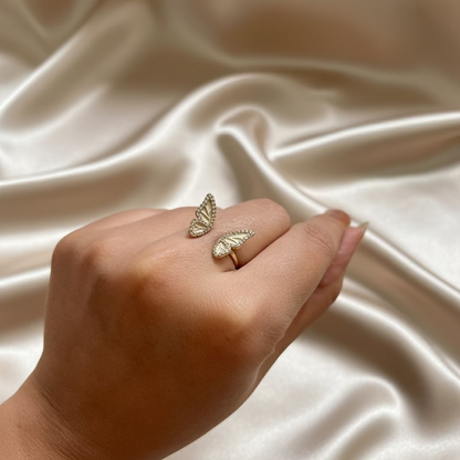 Butterfly Ring – Non-Tarnish & Adjustable
