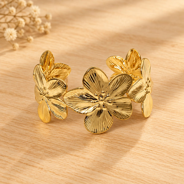 Flower Handcuff | Bracelet
