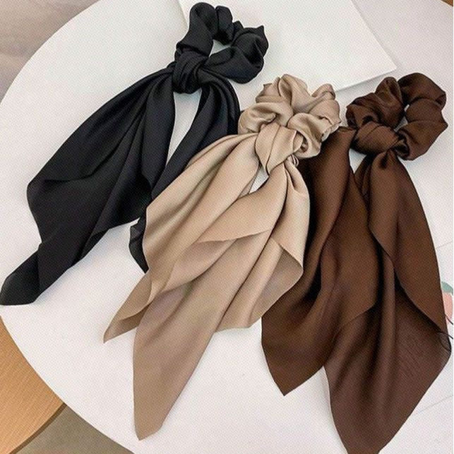 Satin Tail Scrunchies