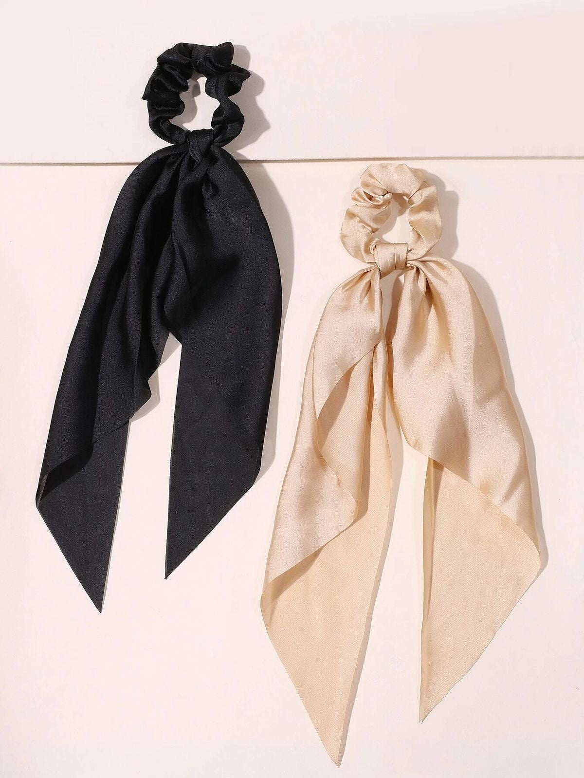 Satin Tail Scrunchies