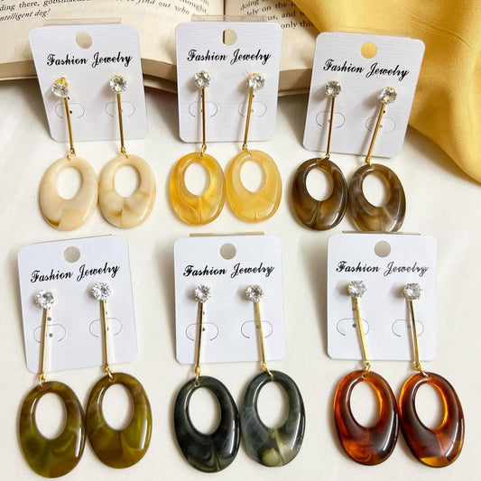 2 in 1 Stud + Drop Earrings – Versatile & Stylish