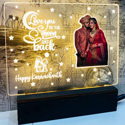 Personalized Photo & Text LED Table Top