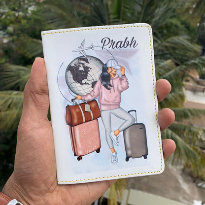 Pastel Personalized Passport Cover
