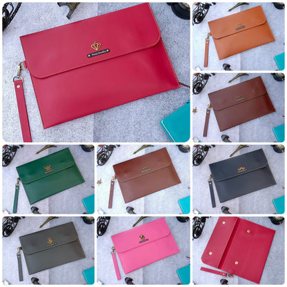 Personalized Leather Laptop & MacBook Sleeve