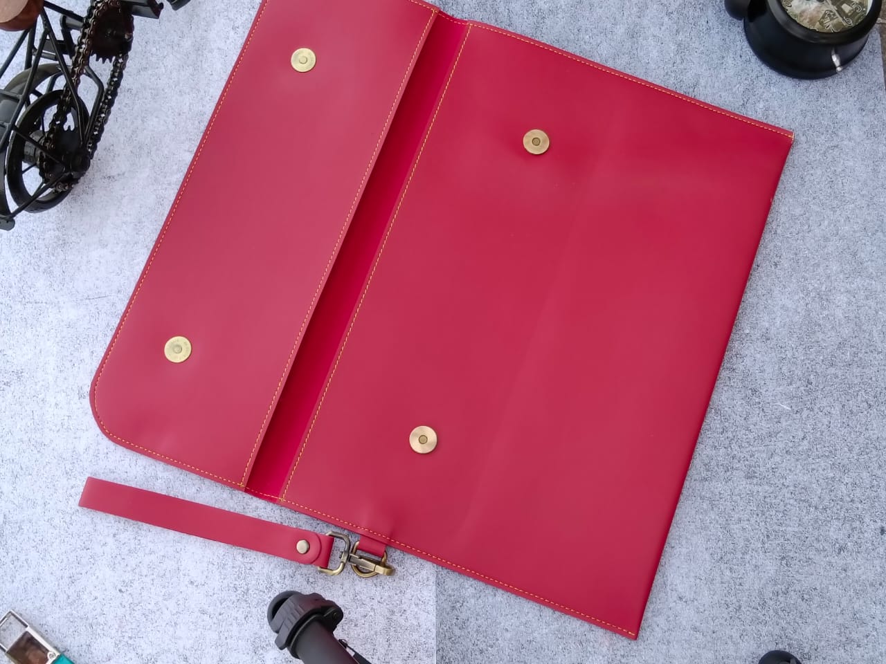 Personalized Leather Laptop & MacBook Sleeve