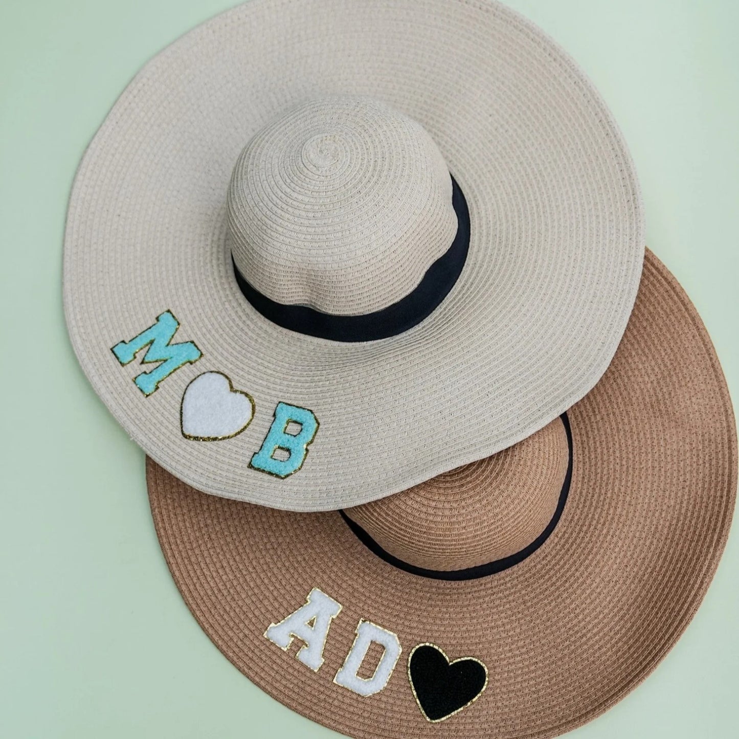 Personalized Monogram Straw Hat