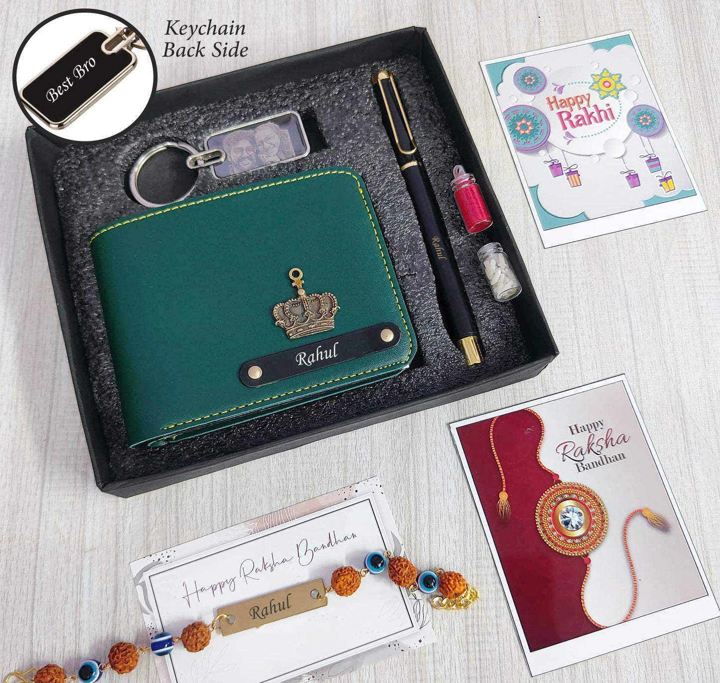 Personalized Premium Rakhi Combo