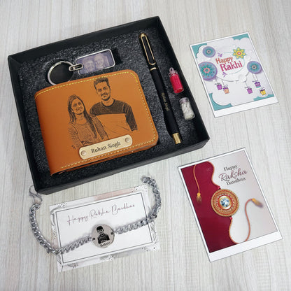 Personalized Premium Rakhi Combo