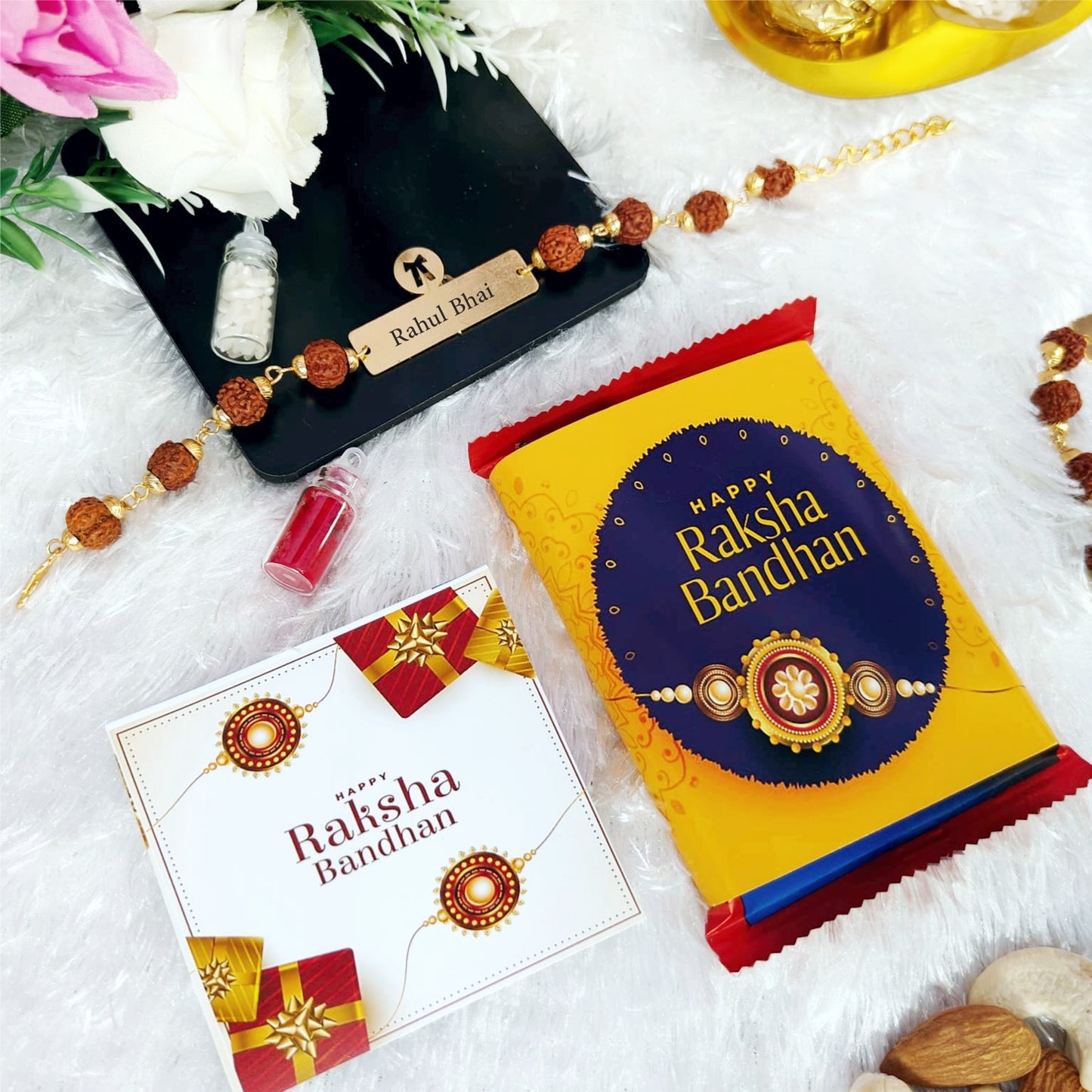 Profession-Themed Brass Rakhi Combo (Doctor, CA, Advocate)