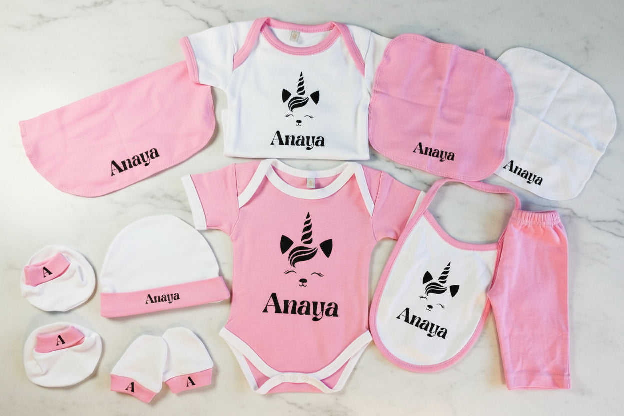 Personalized 10-in-1 Baby Essential Set