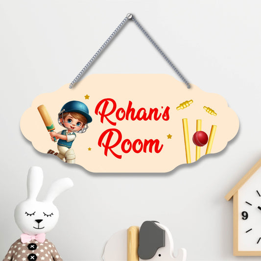 Personalized Kids MDF Door Plate