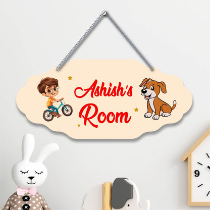 Personalized Kids MDF Door Plate