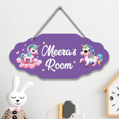 Personalized Kids MDF Door Plate