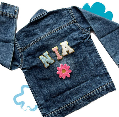 Personalized Adults Monogram Denim Jacket
