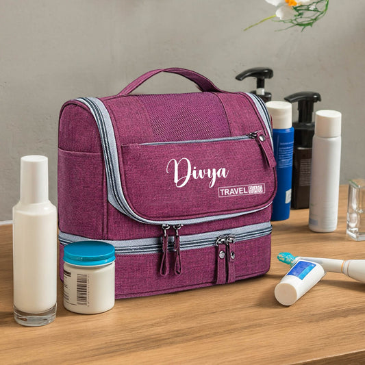 Personalized Premium Travel Toiletry Organizer