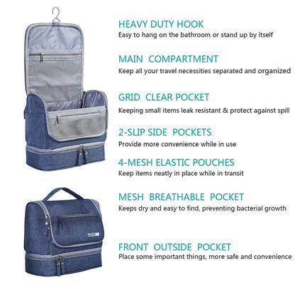 Personalized Premium Travel Toiletry Organizer