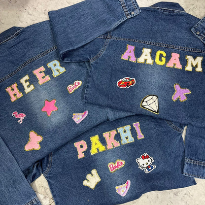 Personalized Adults Monogram Denim Jacket
