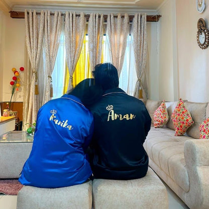 Personalized Satin Pyjama Set / Night Suit