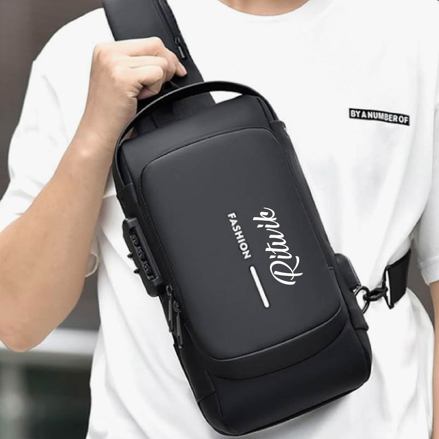 Personalized Unisex Anti-Theft Sling Bag
