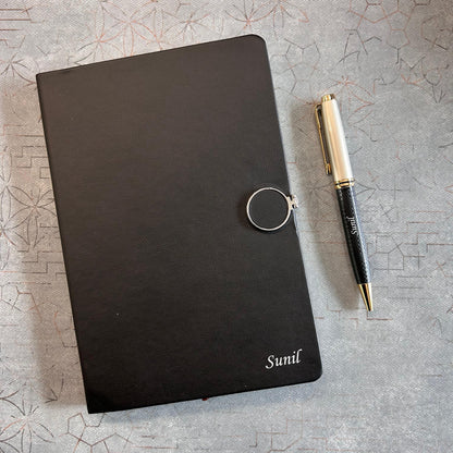 Premium Octane Magnet Lock Diary & Pen Set