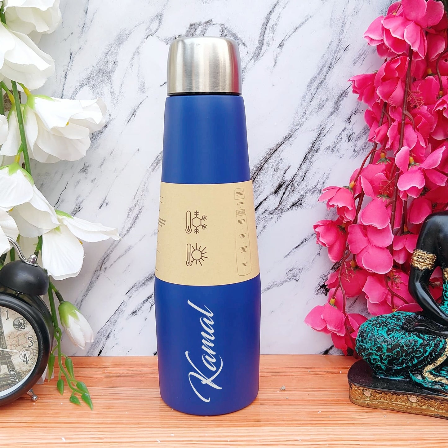 Personalized Slim Neck Vacuum Flask (500 ML)