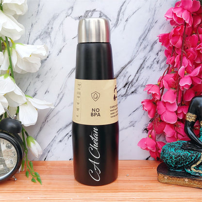 Personalized Slim Neck Vacuum Flask (500 ML)