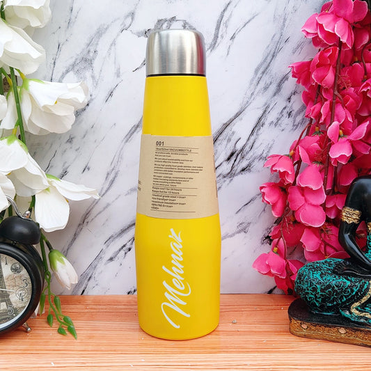 Personalized Slim Neck Vacuum Flask (500 ML)